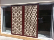 Decorative-Diamond-grille-with-Privacy-Mesh