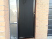 Perforated-mesh-door-in-Black