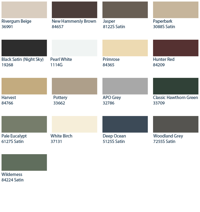 Security Door Colors
